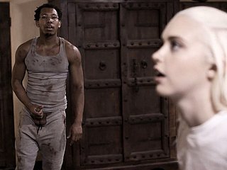 블라인드 처녀 십대는 BBC에 의해 creampied 도착