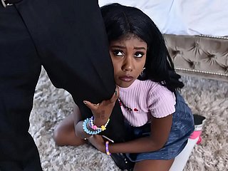 جليسة السوداء يحصل استمناء صيدها - الاباحية الأسود