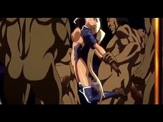 Cute hentai brutally groupfucked by ghetto monsters anime