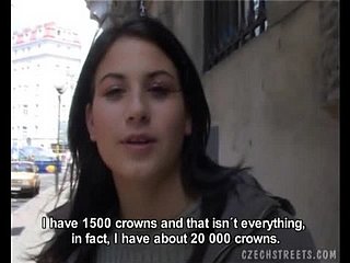 Większość Czech Babes są skłonni Get Naughty publicznie trochę gotówki