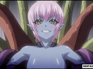 Hentai Babe Dapat Terperangkap Dan Fucked