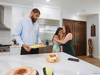 Hot babes Maggie Green and Nola Exico in crazy scissoring scene