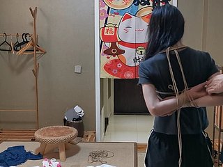 Ultraman New Girl Shanshan Binding Challenge (Trừng phạt)