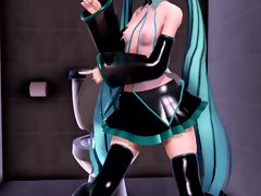 MMD Titillating Quill Cutie Sexual congress Plaything Anal Combo unite Bang Creampie GV00184