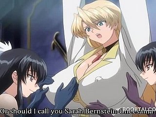 Bağlanmış anime sarışın köle onu göğüsler alay