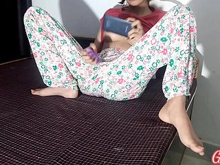 น้องสาวของอินเดีย Desi จับตัวเอง