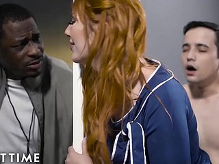 وقت البالغين - زوج لورين فيليبس يكاد يمسكها بسخيف طالبة!
