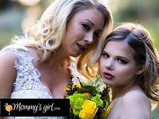 Dziewczyna Old lady - druhna Katie Morgan uderza mocno pasierbicę Coco Lovelock przed ślubem