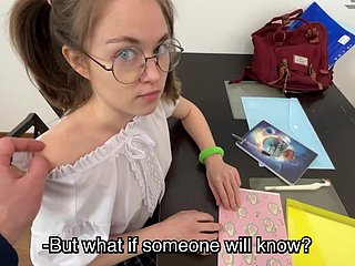Russian school cooky is punished for Great White Father her teacher
