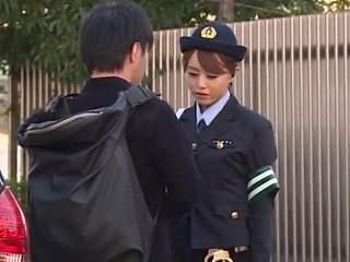Slutty cop Akiho Yoshizawa gets banged in a difficulty back be worthwhile for a difficulty motor