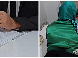 Die türkische Sekretärin fickt seinen Domestic servant