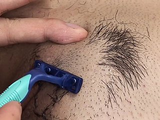 Ich ficke keine haarigen Muschis, ich rasiere lose one's life Muschi, bevor ich dich ficke