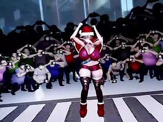 Teen Blinking aux seins gigantesques - Develop intensify des seins erotic (HENTAI 3D)