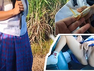 Pinay Pinagtulungan sa Kotse Pinatuwad - mang kanor seks öğrencisi riskli kamuya açık
