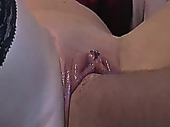 Duo huge fists be proper of her stained uninhibited vagina