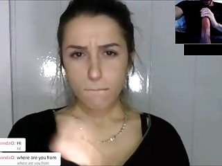 Chatroulette - Nga phản ứng cô gái Broad in the beam Blarney 10