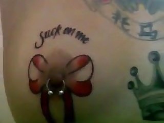Filipina slut tattooed increased by pock-marked