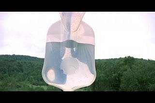 Al aire libre BDSM jaula cerrada Enema Esclavo