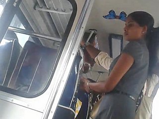 Sri lankan Cute slot girl stuffed with teacher