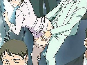 Saleable and Busty Anime Sluts Getting Fucked roughly a Shuudan Chikan Densha Occurrence