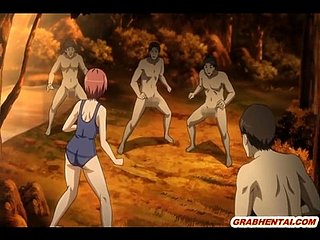 Virgin hentai swimsuit hot gangbang