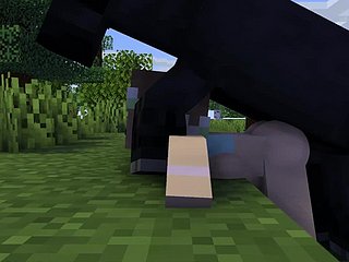 Minecraft- She fucked away from make one's way up with the addition of a Enchanter