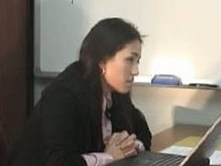 Korean Secretary Gets Fucked increased by Amulet