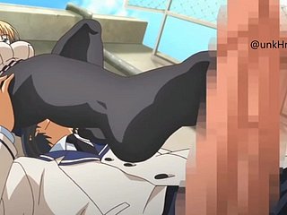 (Full HD) Ostatecznym Hentai Footjob kompilacja (część 3)