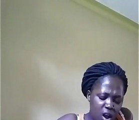 Solo ebony girl squirts