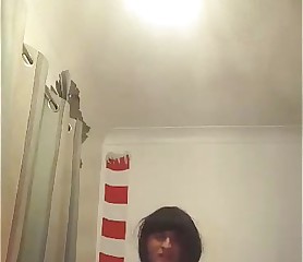 sissy candy rides and licks his dildo