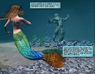 3D Comic: Mermaid
