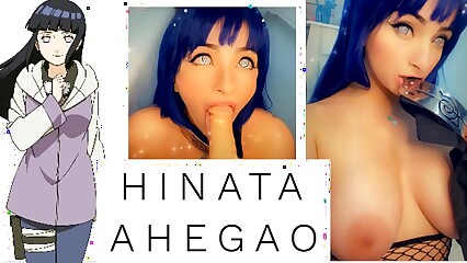 Hinata Ahegao Blowjob - Hot Cosplay Girl Big boobs - Novinha Cosplay NARUTO