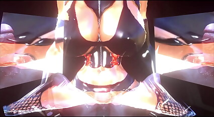 Citor3 Femdomination 2 3D VR game walkthrough 4: The Flushing- story, sci-fi, cum training, latex